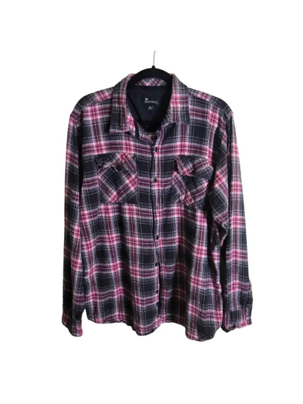 Burnside Flannel Shirt Sustainable Cotton Size XL